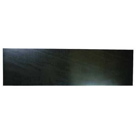 E. JAMES 1/8' Comm. Grade Buna-N Rubber Strip, 6'x36', Black, 50A, 4050-1/8Z