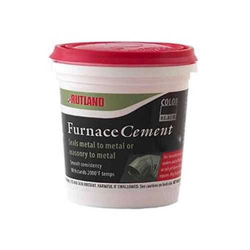 Black Furnace Cement - 32 Fl Oz Tub