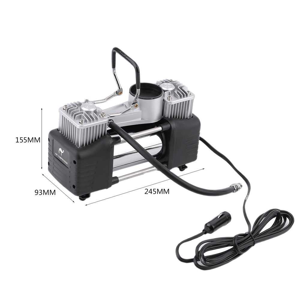 12V Portable Heavy Duty Pump Electric Tire Inflator Car Air Compressor 150PSI For Inflating Balls Toys Car Tyre