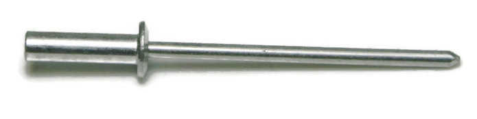 Closed End (Sealed) Blind Pop Rivets - Aluminum #610, 3/16' Diameter (.501 - .625 Grip) - 25 Pieces