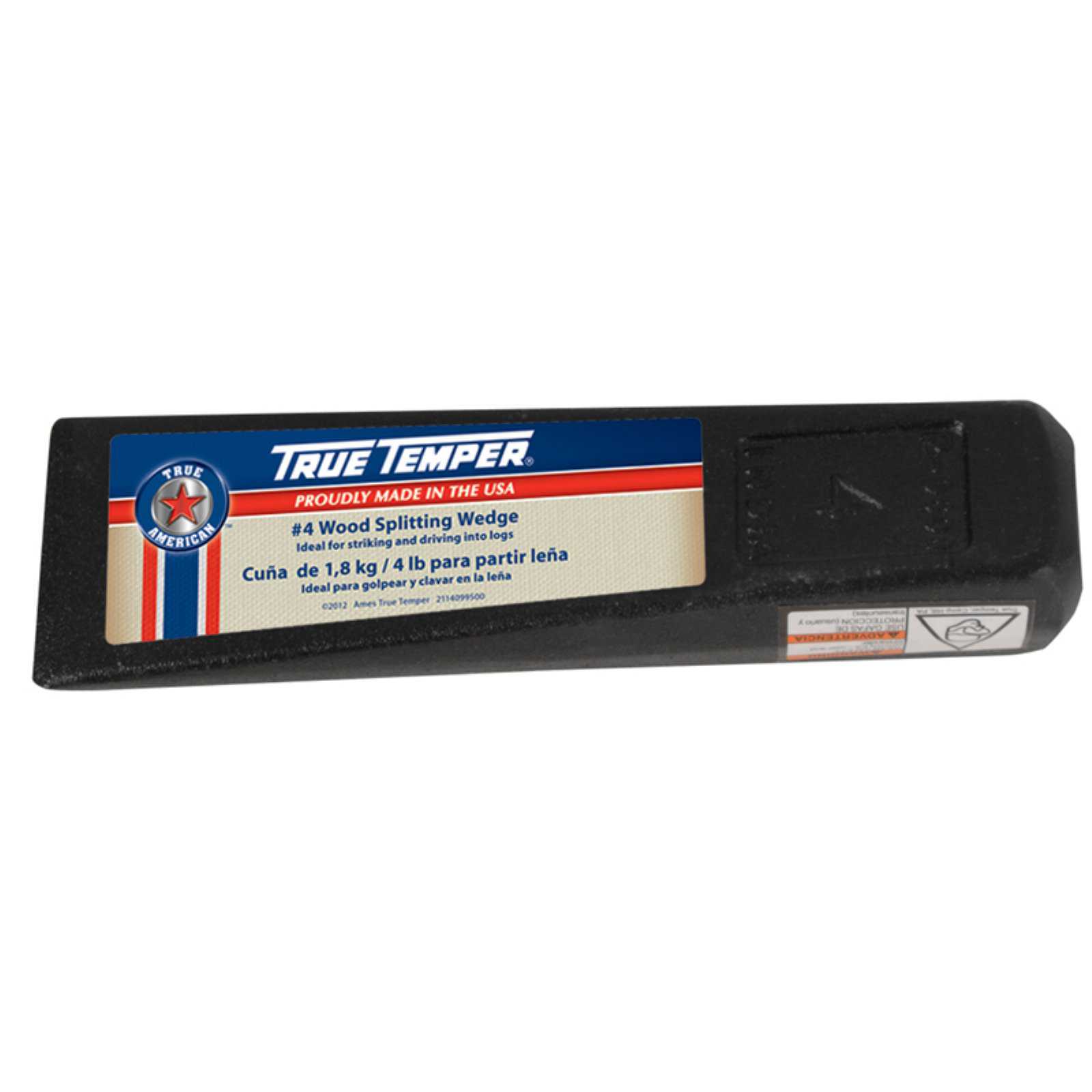 True Temper 1113091900 5.25' 4 lb Wood Splitting Wedge
