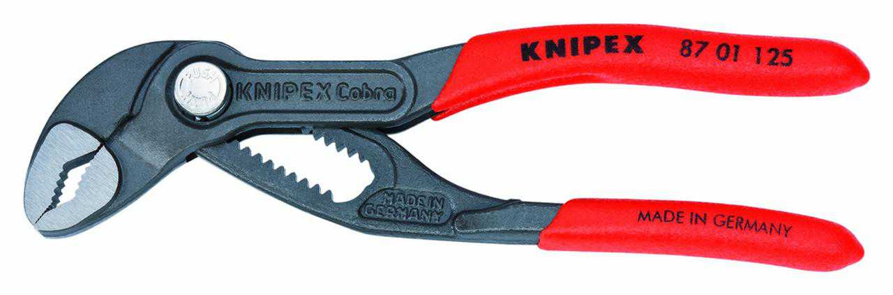 KNIPEX Tools 87 01 125, 5-Inch Cobra Pliers