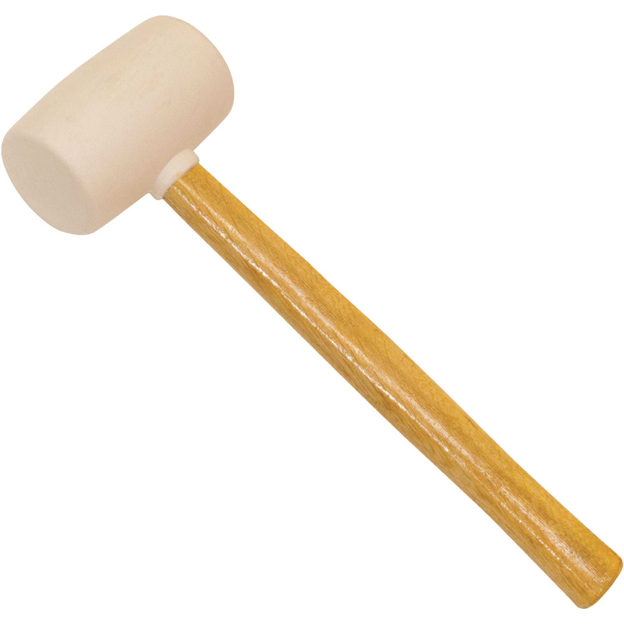 Great Neck Saw RMW16 16-Ounce Rubber Mallet Wood Handle