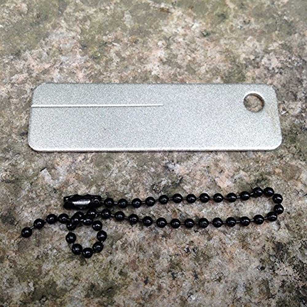 2 PCS EDC FC ENERGY Pocket Diamond Stone Sharpener for Knife Fish Hook Finger Nail File Outdoor Camping Tool