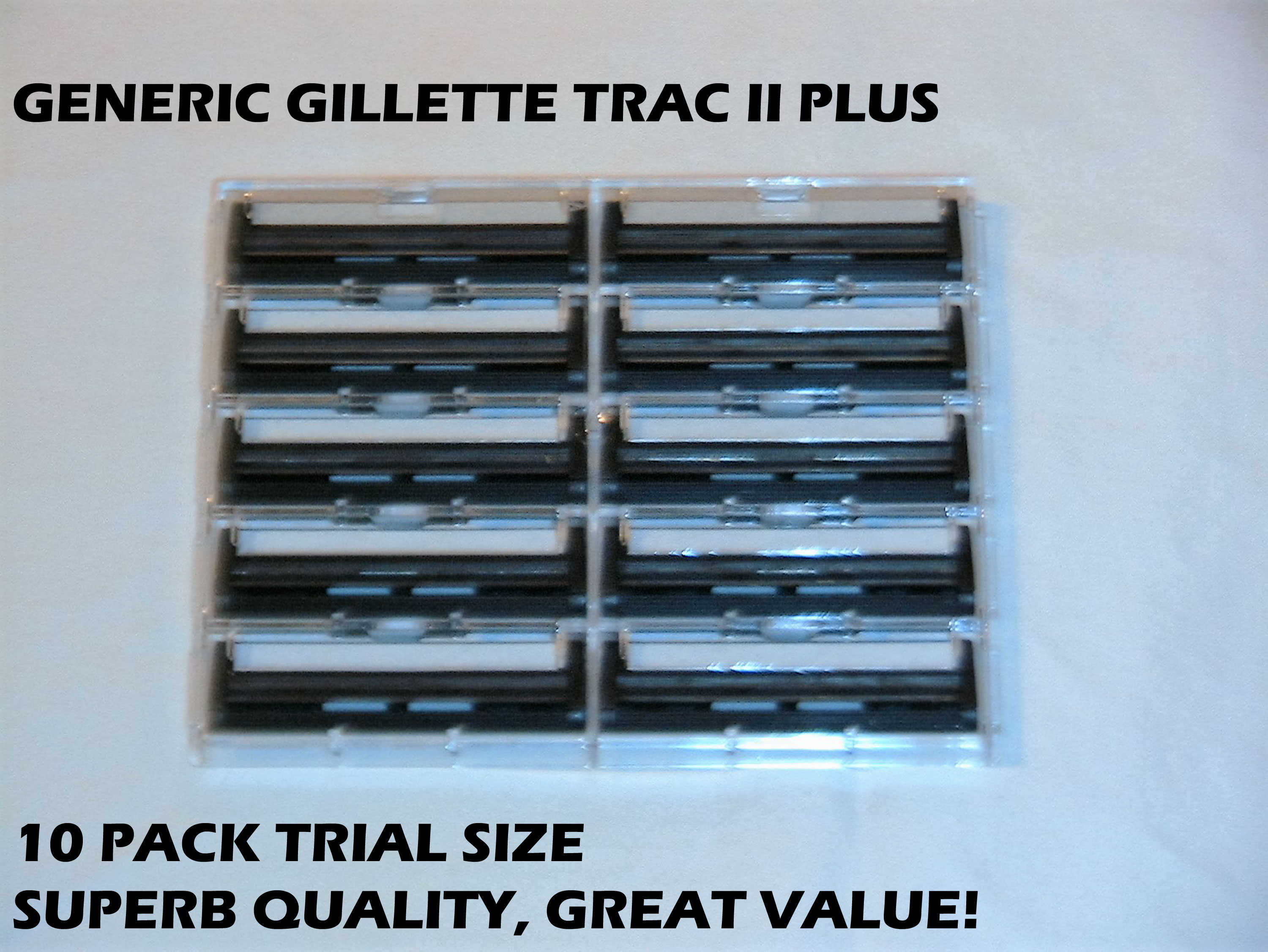 Generic Gillette TracII Plus - 10 Pack