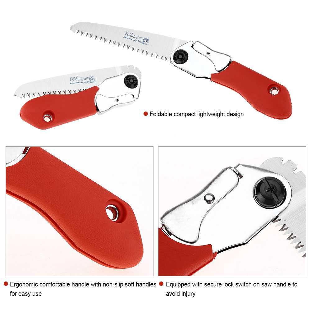 Portable Foldable Manual Pruning Saw with Anti-slip Handle Outdoor Gardening Tree Cutting Tool, Pruning Tool,Pruning Saw