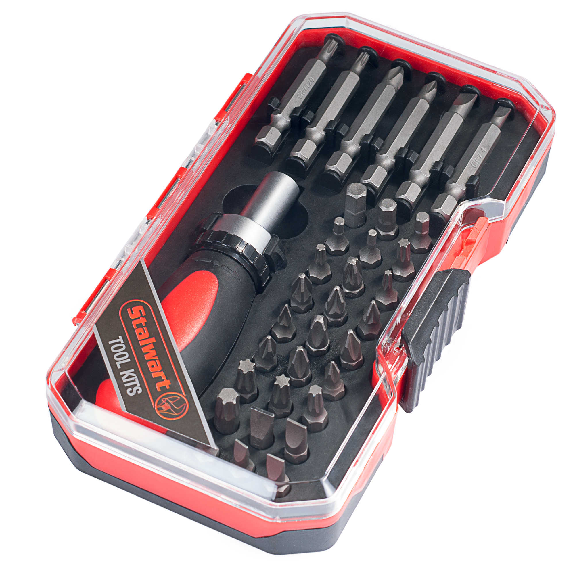 Stubby Ratchet and Screwdriver Bit Set 34 PC by Stalwart