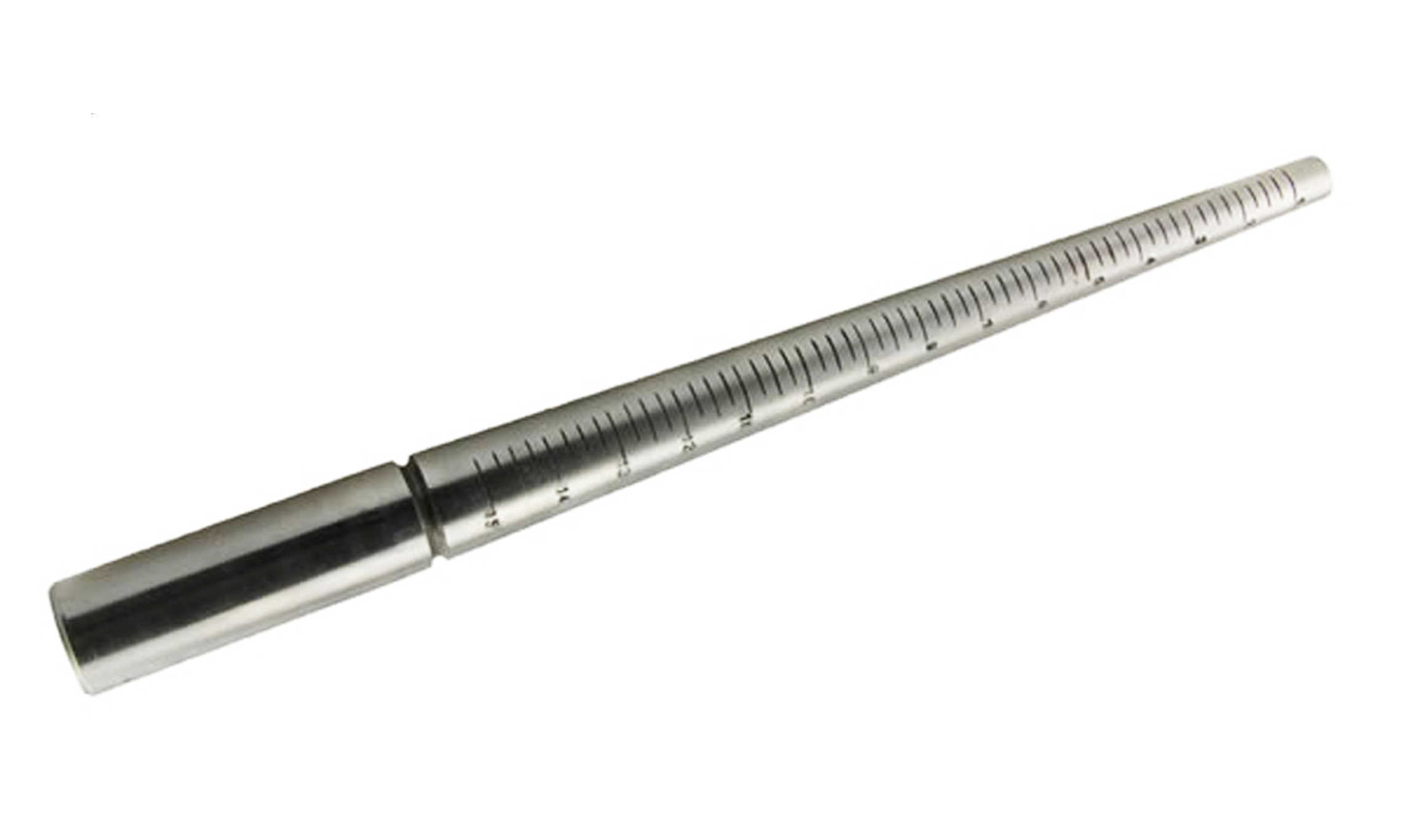 STEEL RING MANDREL , ungrooved, marked 1-15