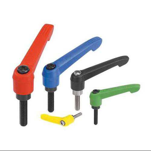 KIPP 06610-31084X30 Adjustable Handles,1.18,M10,Red