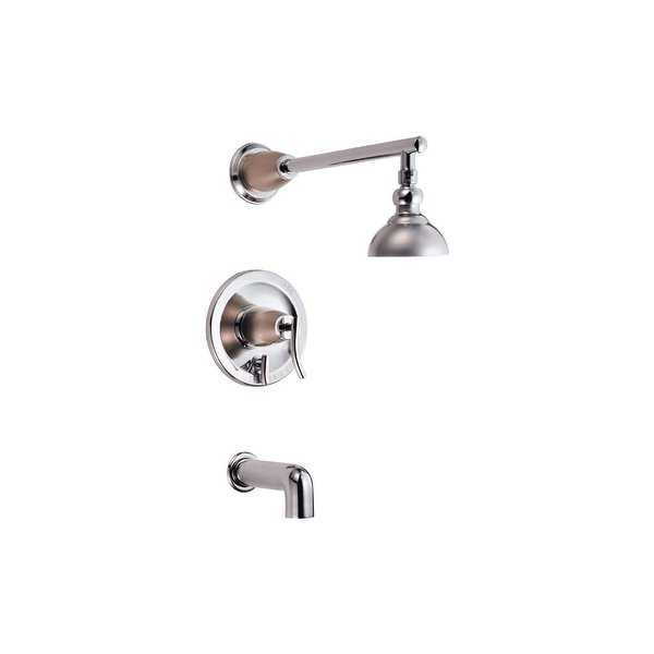 Danze D504054T Sonora Pressure Balanced Tub and Shower Trim Package with Single Function Shower Head (Less Valve)