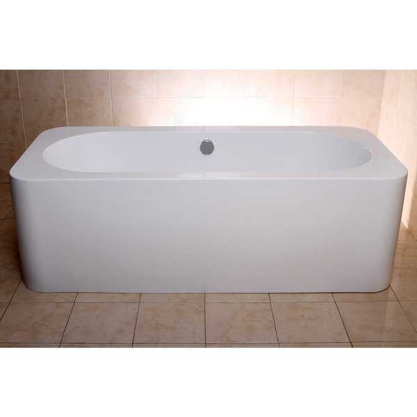 Modern Rectangular 71-inch Freestanding Acrylic Bathtub