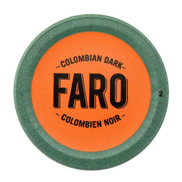Faro Colombian Dark Roast Coffee, 100% Compostible, Rainforest Alliance Single Serve Cups for Keurig Brewers 48 Count