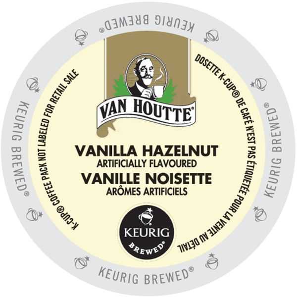 Van Houtte Vanilla Hazelnut Coffee Portion Pack for Keurig Brewers