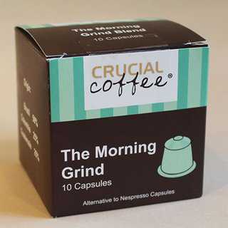 10pk The Morning Grind Blend Coffee Capsules, Fits Most Nespresso Machines